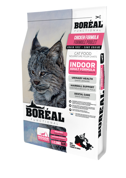 Boréal Functional Indoor Adult Cat Food, Chicken Formula