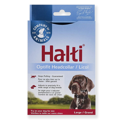 Halti Optifit Headcollar, Stops Pulling, Size Large