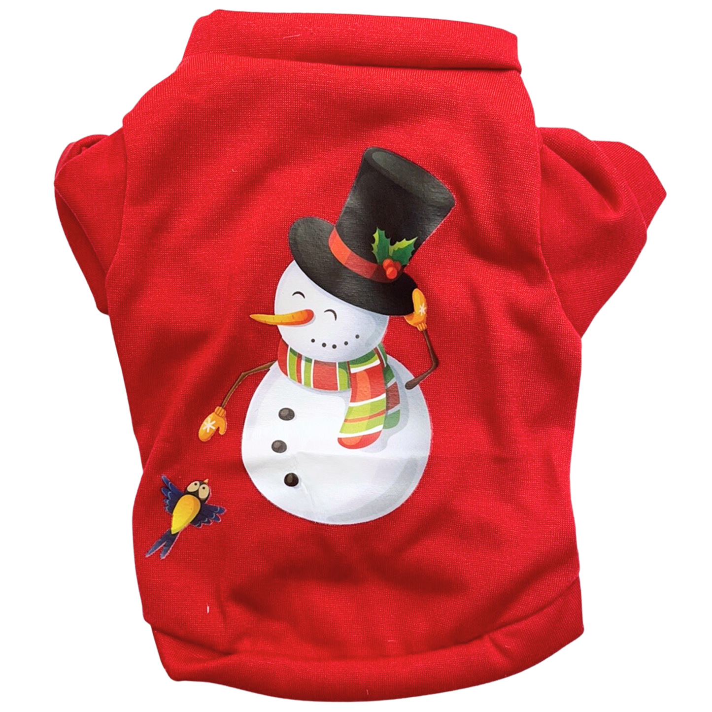 Holiday Snowman Dog T-Shirt