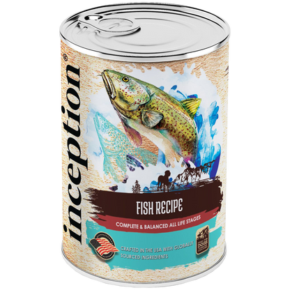 Inception Complete & Balanced, All Life Stages, Canned Dog Food, Fish Recipe