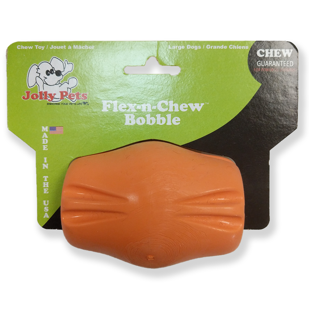 Jolly Pets, Flex-n-Chew Chew Toy, Large Dog, Orange