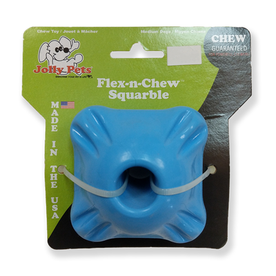 Jolly Pets, Flex-n-Chew Chew Toy, Medium Dog, Blue