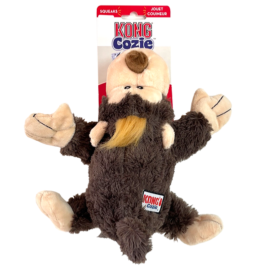 KONG Cozie Stuffed Dog Toy, Funky Monkey, Medium