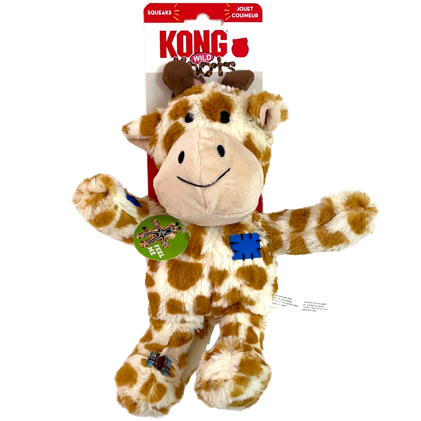 KONG Wild Knots Dog Toy, Giraffe, Large