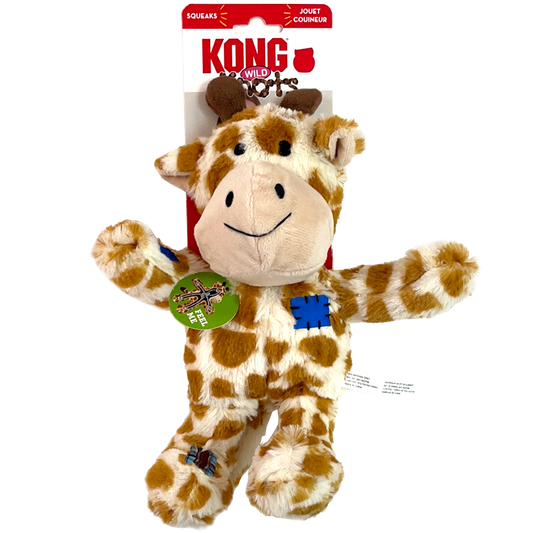 KONG Wild Knots Dog Toy, Giraffe, Large