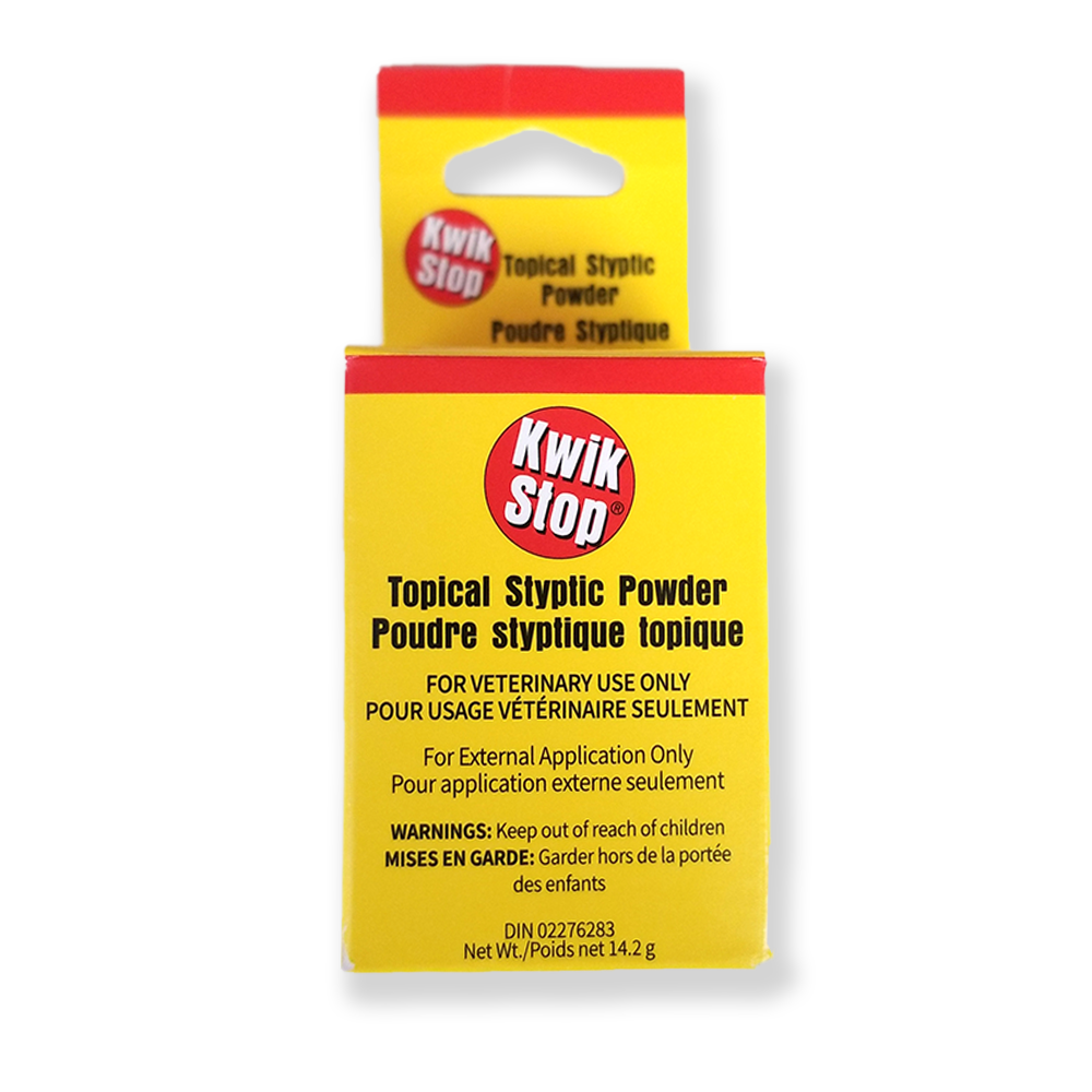 Kwik Stop Topcial Styptic Powder pour arrêter le saignement sur les ongles des orteils (14,2 g)