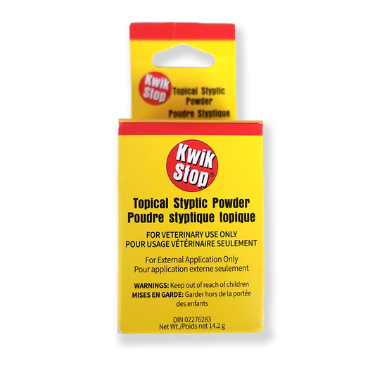 Kwik Stop Topcial Styptic Powder pour arrêter le saignement sur les ongles des orteils (14,2 g)