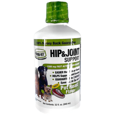 Liquid Vet Hip & Joint Support for Dogs, Pot Roast Flavour (946ml)