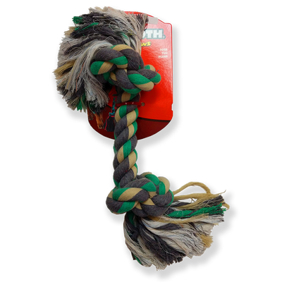 Mammoth Premium Flossy Chews, Color Rope Bone, X-Large