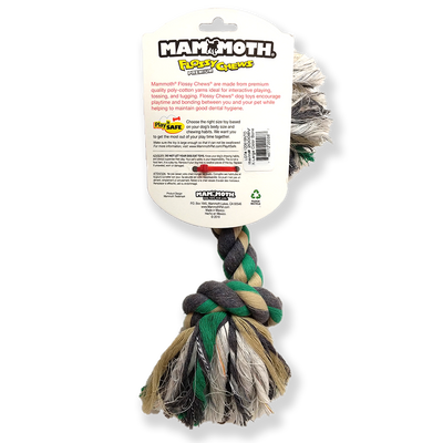 Mammoth Premium Flossy Chews, Color Rope Bone, X-Large