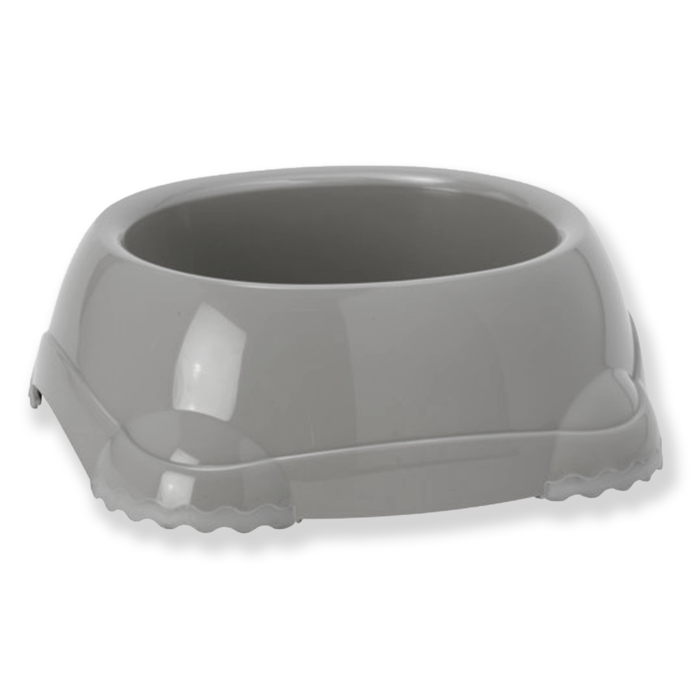 BPModerna Non-Slip Smarty Bowl, Grey, 1 Cup Capacity