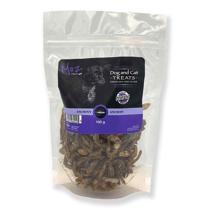 Moz Dehydrated Anchovy Dog & Cat Treats (100g)