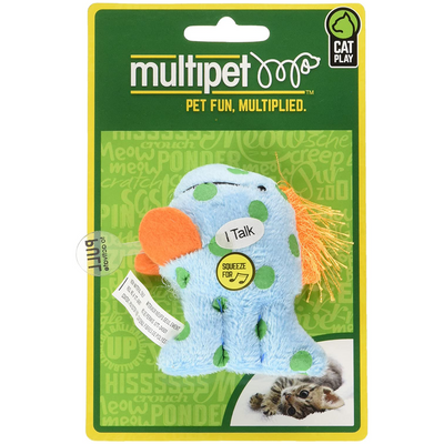 Multipet Look Who's Talking Cat Toy, Fish