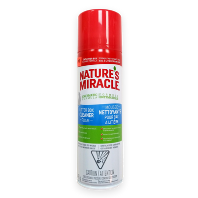 Nature's Miracle Litter Box Cleaning Foam for Urine & Fecal Odours (496g)