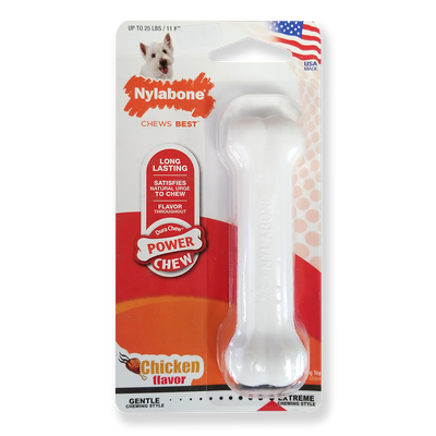Nylabone Power Chew, Chicken Flavored, Regular
