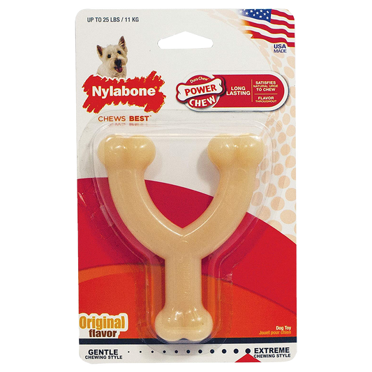 Nylabone Longue Durée Wishbone Chew Régulier 