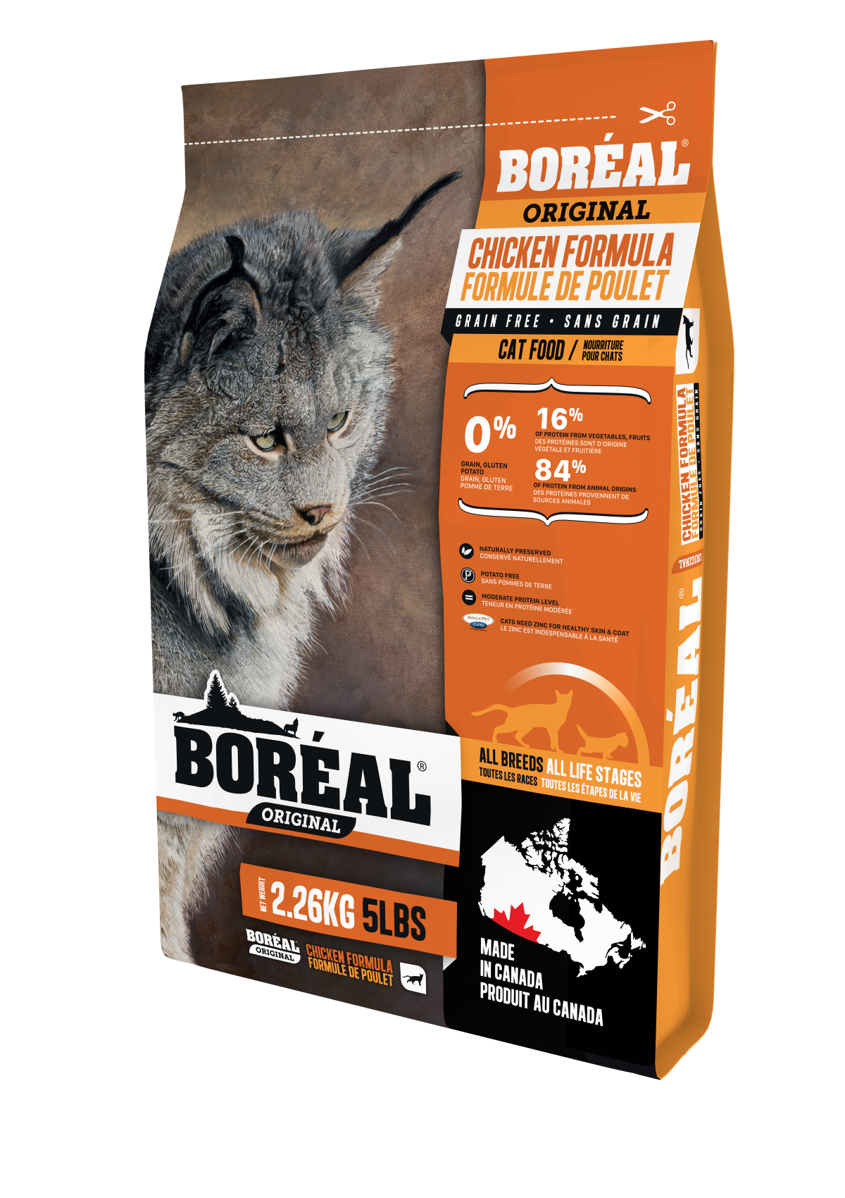 Boréal Functional Original Grain-Free Cat Food, Chicken Formula