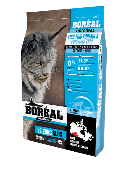 Boréal Functional Original Grain-Free Cat Food, Original Fish Trio Formula