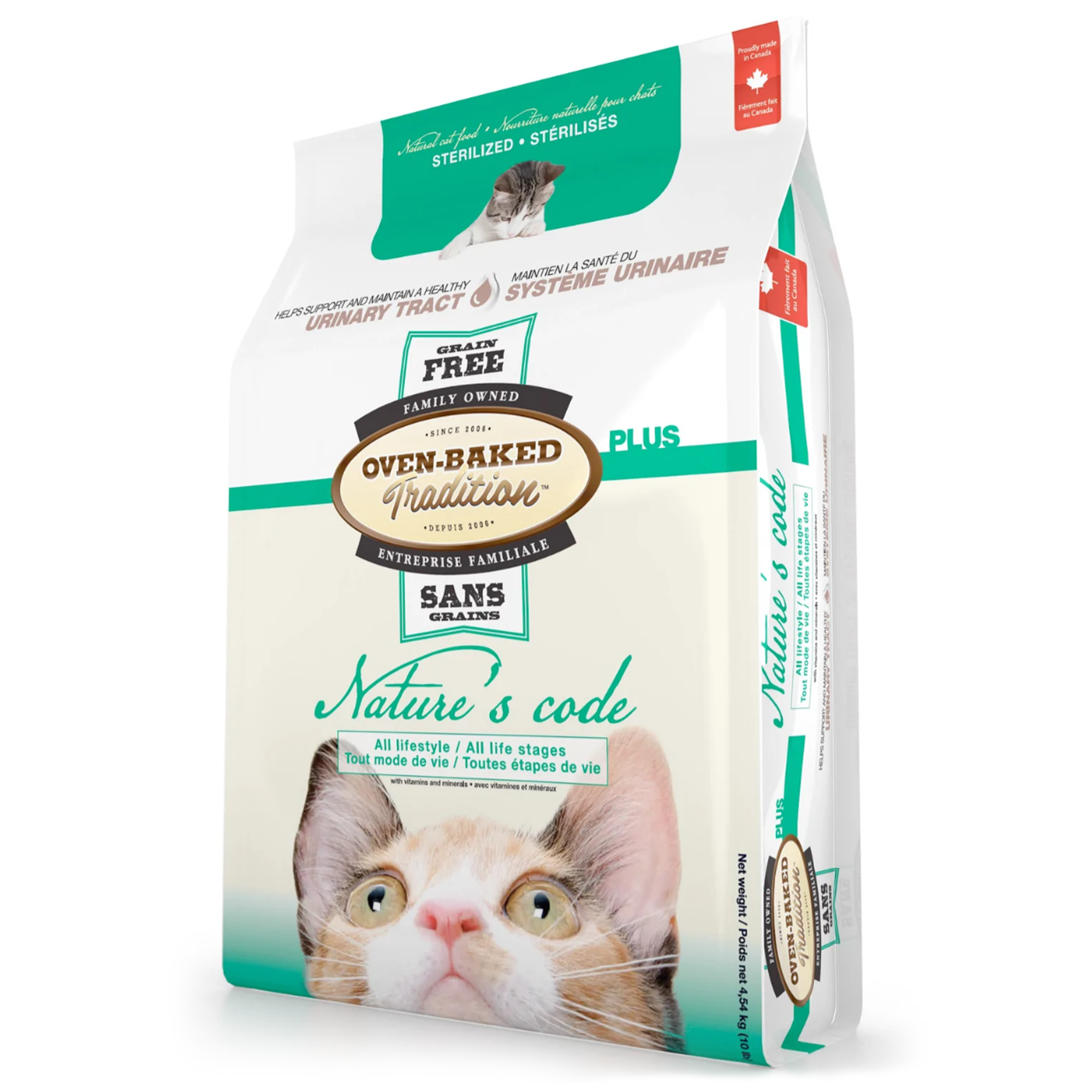 Oven-Baked Tradition Nature's Code Cat Food, Urinary Formula (2 Sizes)