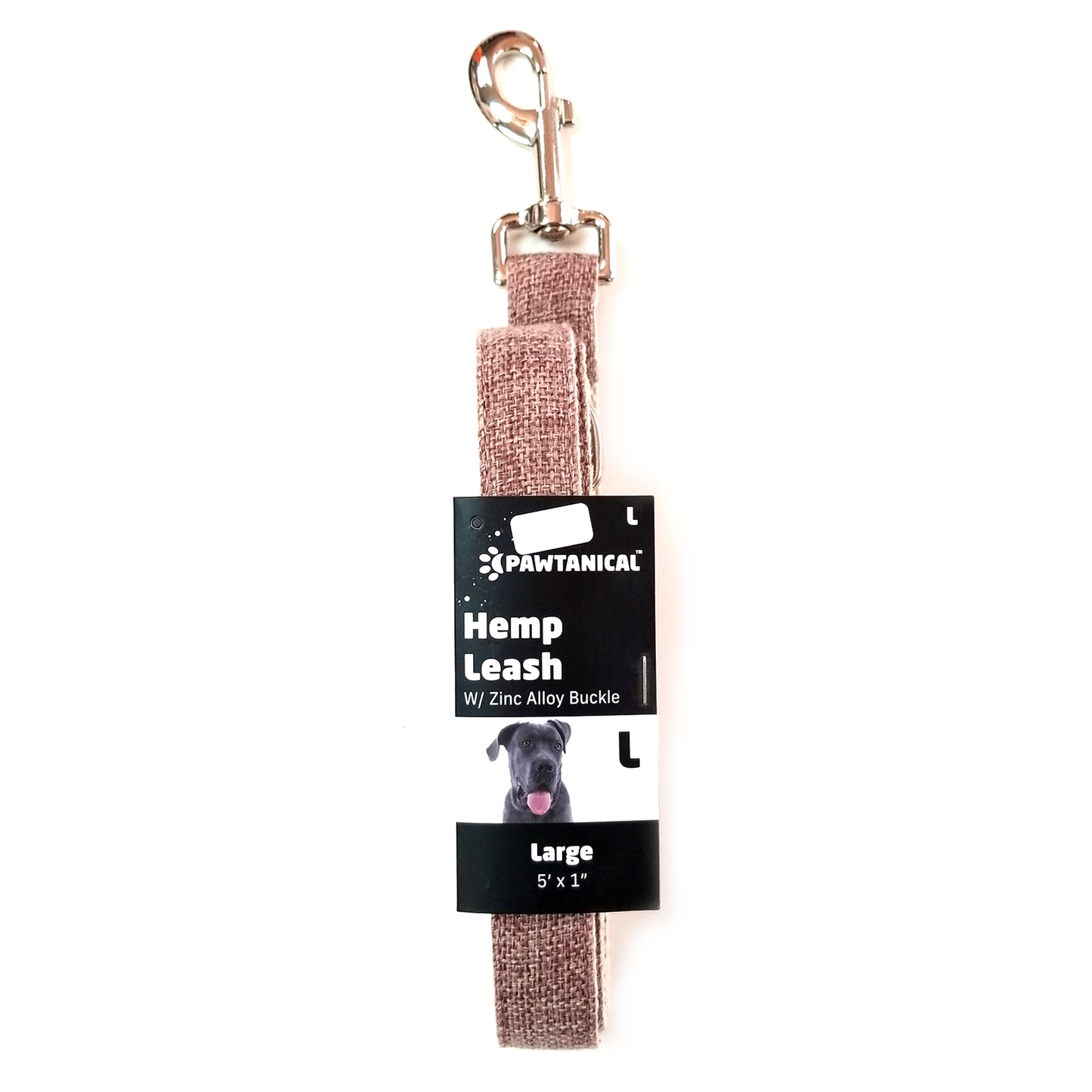 Pawtanical Hemp Leash, Pink (S, M, L)