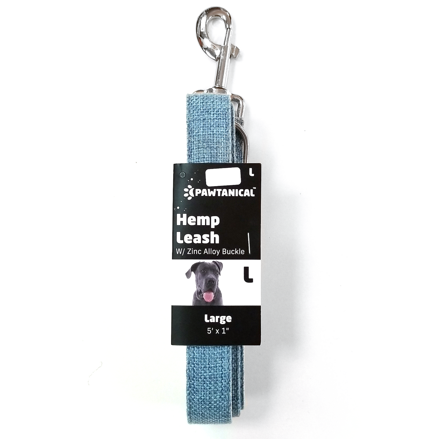 Pawtanical Hemp Leash, Blue (S, M, L)