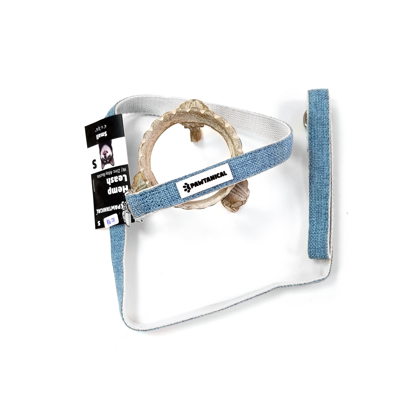 Pawtanical Hemp Leash, Blue (S, M, L)