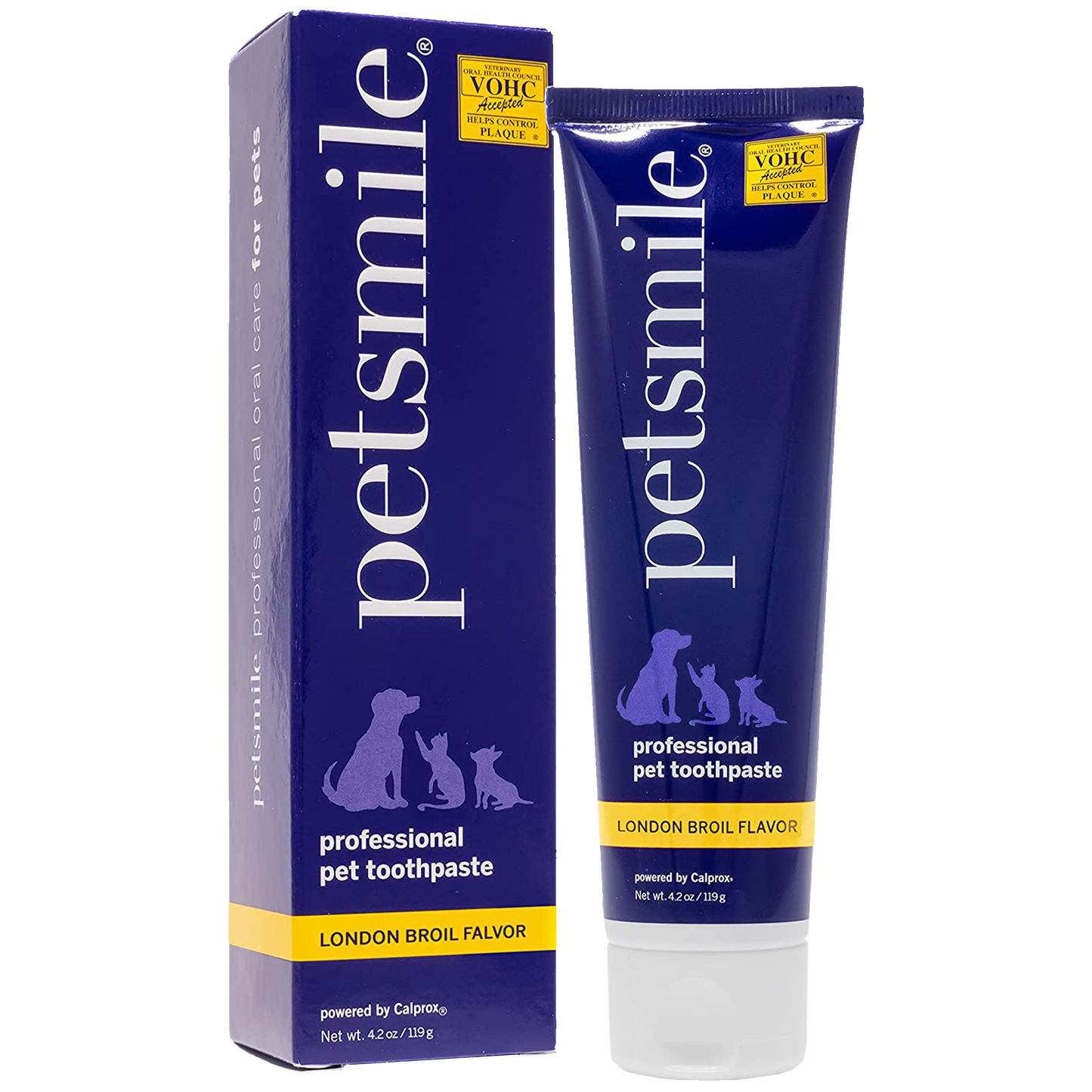 Petsmile Professional Dentifrice pour animaux de compagnie London Broil Saveur (70g) 