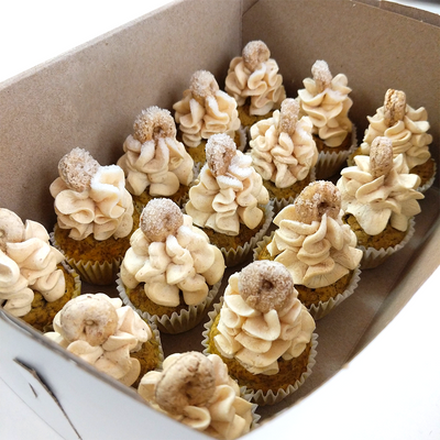 Pup Cakes Fromage à la crème au beurre de cacahuète, muffins