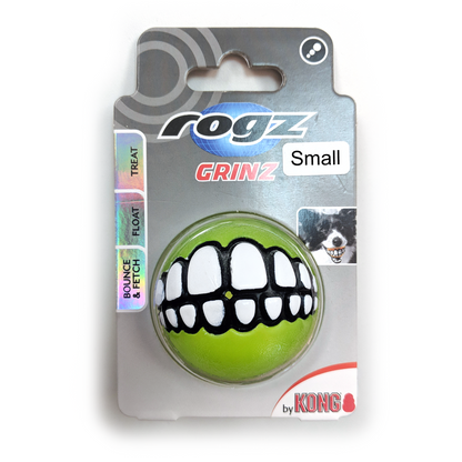 Rogz Grinz Fetch Ball, Green (2 Sizes)