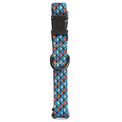 Collier pour chien à motif de boucle en acier facile de style