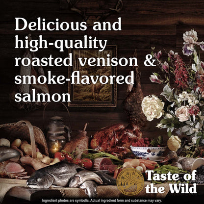 Taste of the Wild Cat Food, Grain-Free, Rocky Mountain Feline Recipe, Roasted Venison & Smoked Salmon