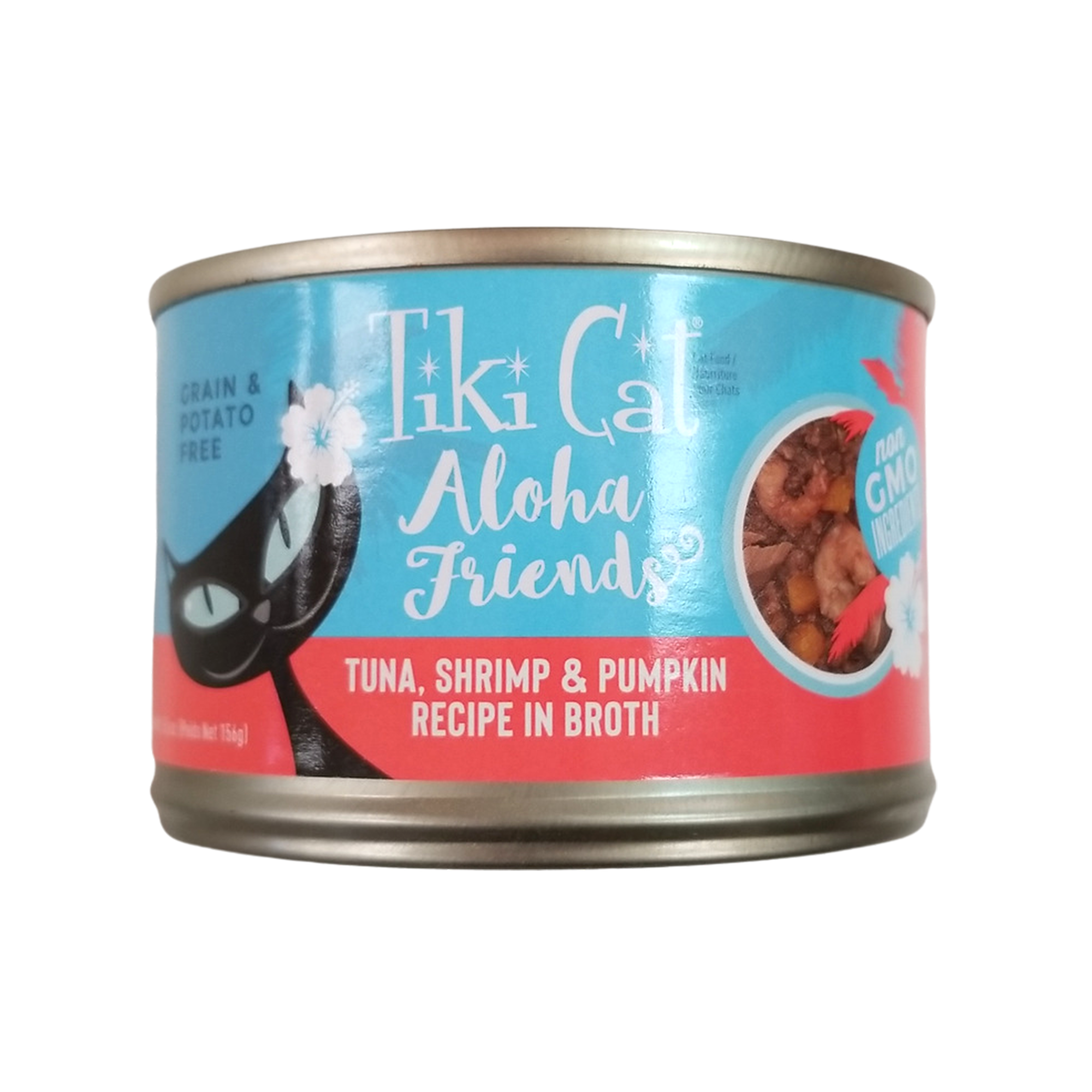 Tiki Cat Aloha Friends Canned Cat Food, Tuna Shrimp & Pumpkin, 5.5oz