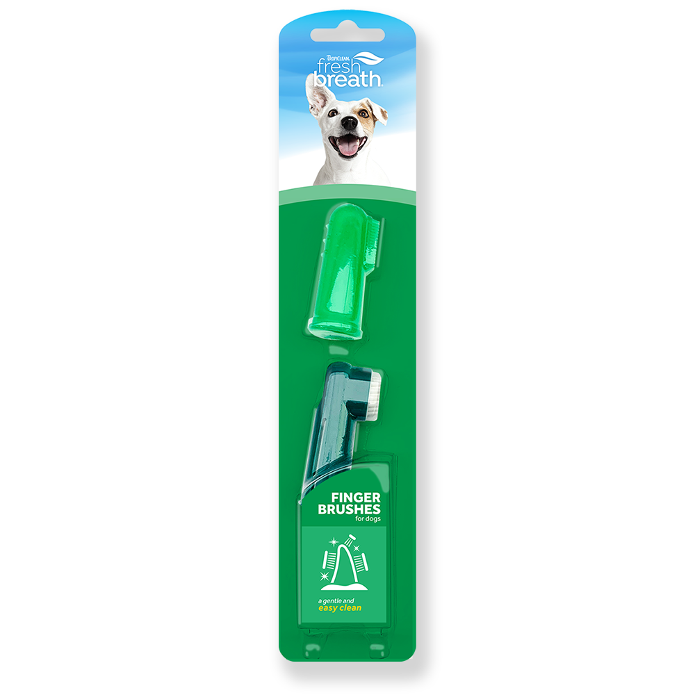 Tropiclean Finger Brushes for Dogs, 2pk