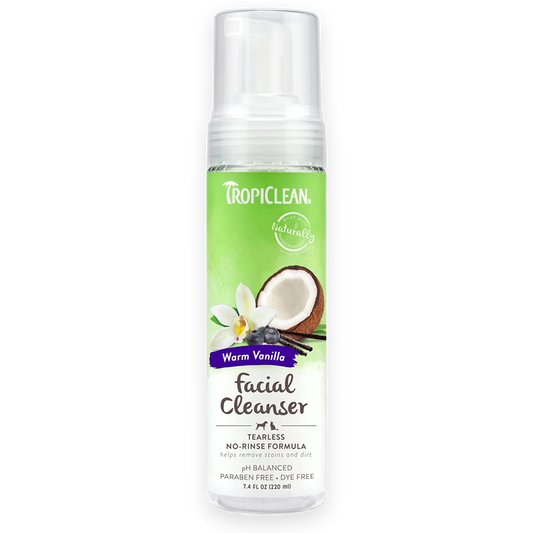 Tropiclean Tearless Facial Cleanser to Remove Stains & Dirt (220ml)