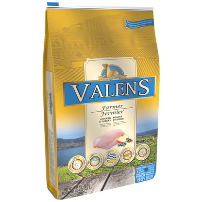 Valens Dog Food, Grain-Free, Farmer, Chicken & Turkey