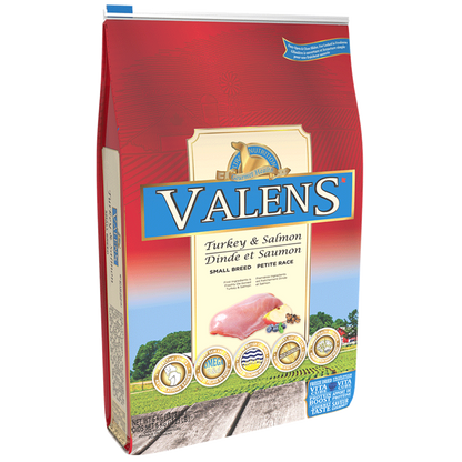 Valens Small Breed Dog Food, Grain-Free, Turkey & Salmon