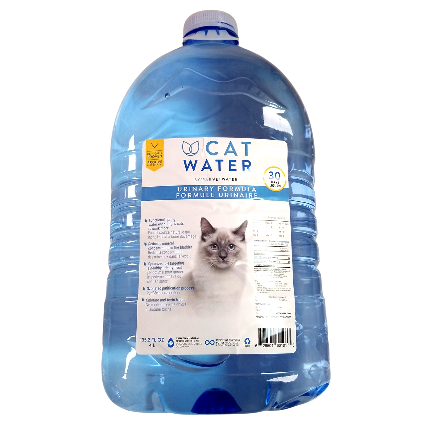 VetWater Cat Water Urinary Formula, 4L