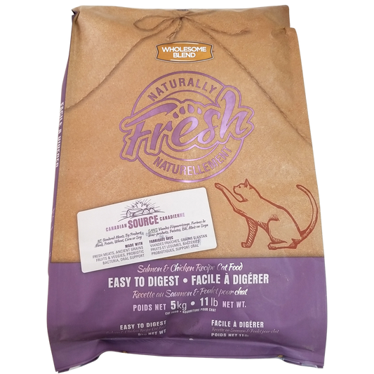 Wholesome Blend Cat Food, Easy To Digest, Salmon & Chicken Recipe, 11lb