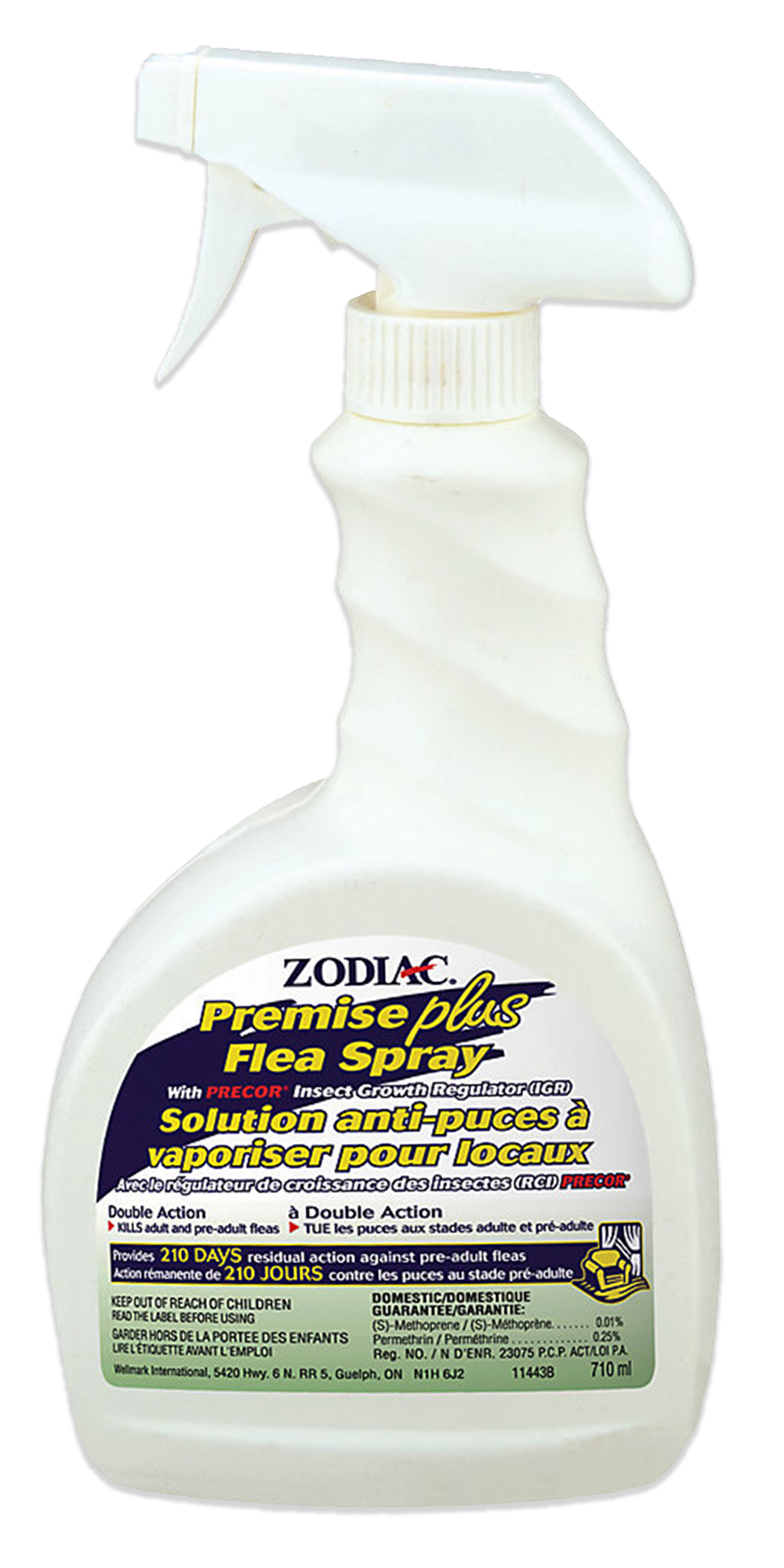 Zodiac Premise Plus Flea & Tick Home Spray With Precor, Kills Adult & Pre-Adult Fleas (710ml)