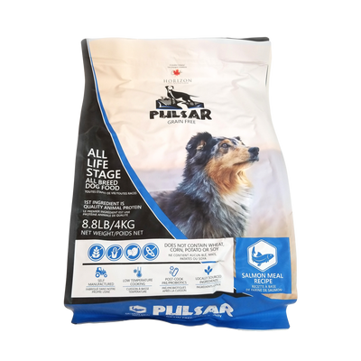 Pulsar All Life Stage, All Breed Dog Food, Grain-Free, Salmon Meal Recipe