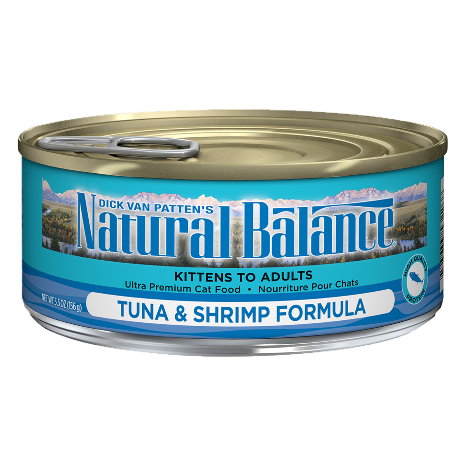 Natural Balance Canned Cat Food, Tuna & Shrimp Formula
