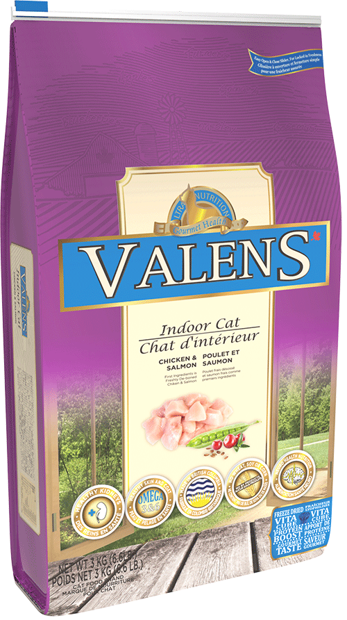 Valens Cat Food, Grain-Free, Indoor Cat, Chicken & Salmon
