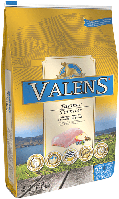 Valens Dog Food, Grain-Free, Farmer, Chicken & Turkey