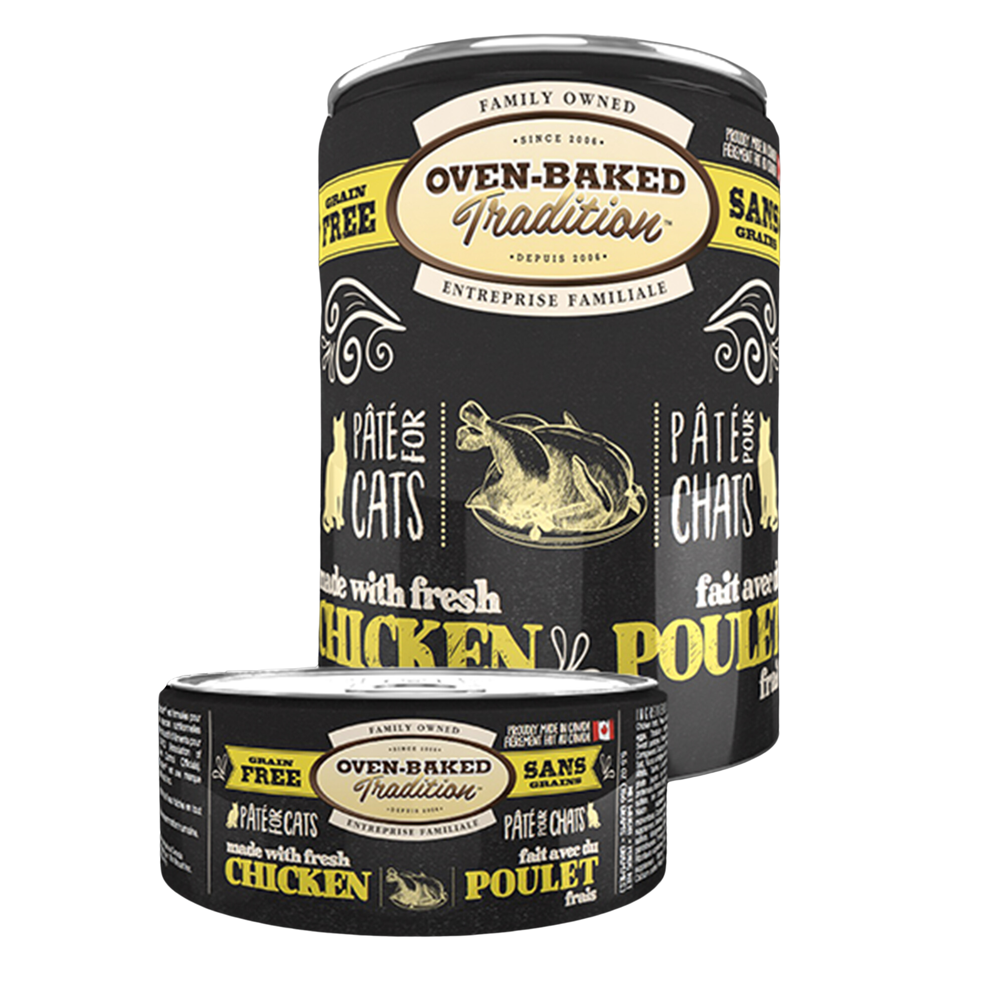 Oven-Baked Tradition Cat Food, Grain-Free, Chicken Pate