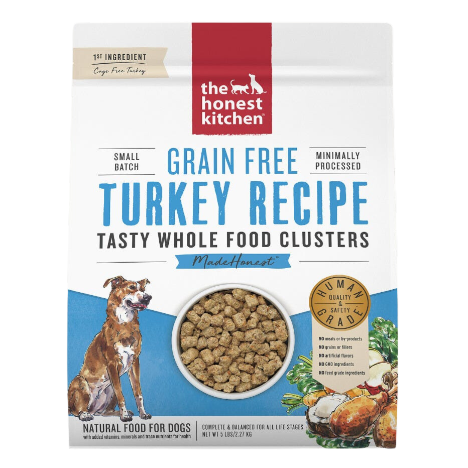 Honest Kitchen Whole Food Clusters, Grain-Free, Turkey Recipe