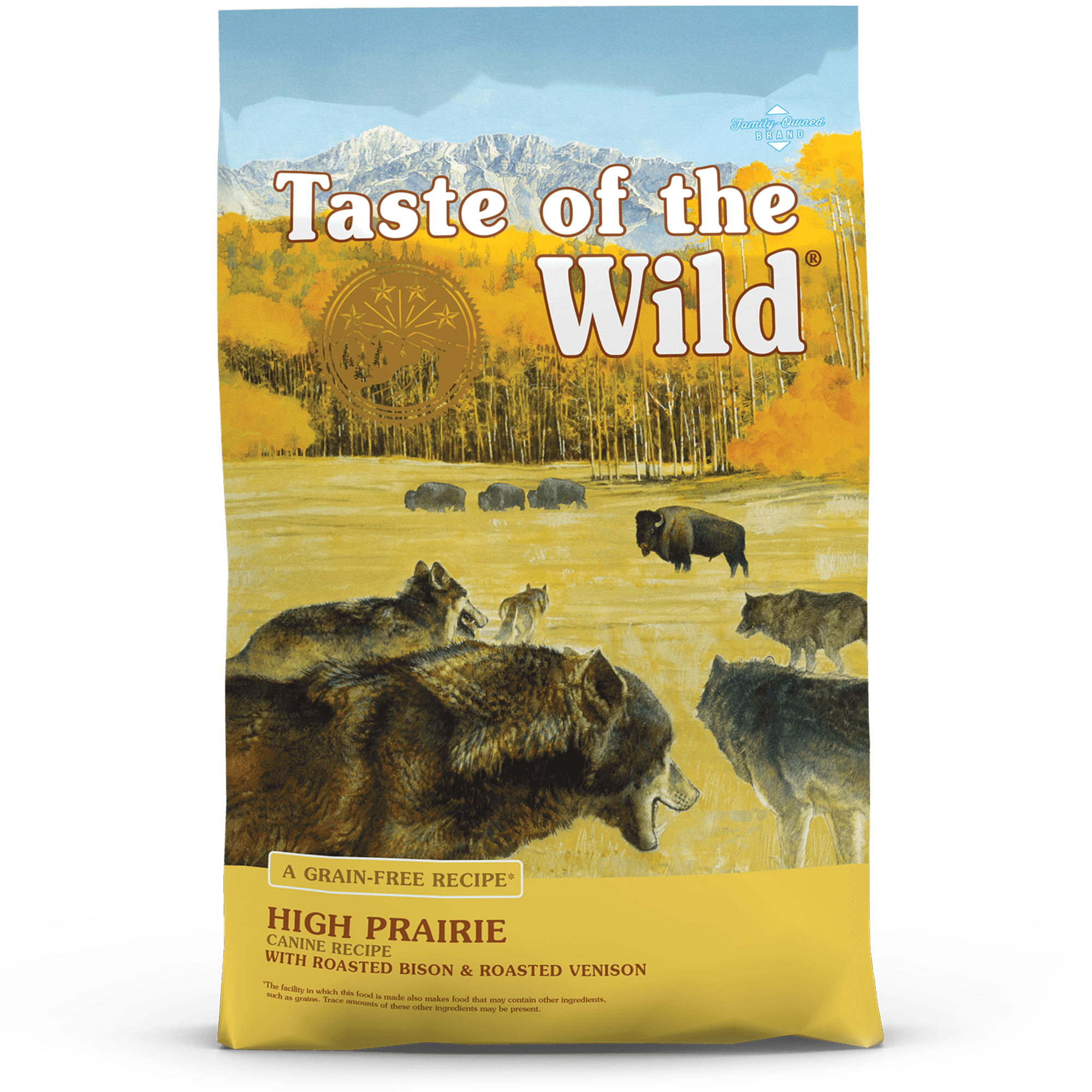 Taste of the Wild Dog Food, Grain-Free, High Prairie, Canine Recipe, Roasted Bison & Roasted Venison
