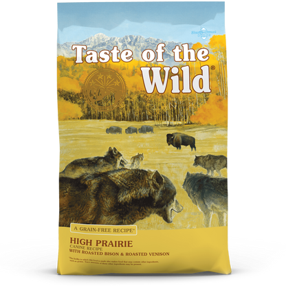 Taste of the Wild Dog Food, Grain-Free, High Prairie, Canine Recipe, Roasted Bison & Roasted Venison