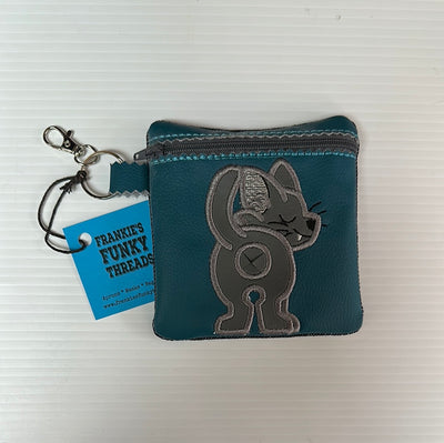 Frankie’s Funky Threads Poop Bag Holder with Zipper