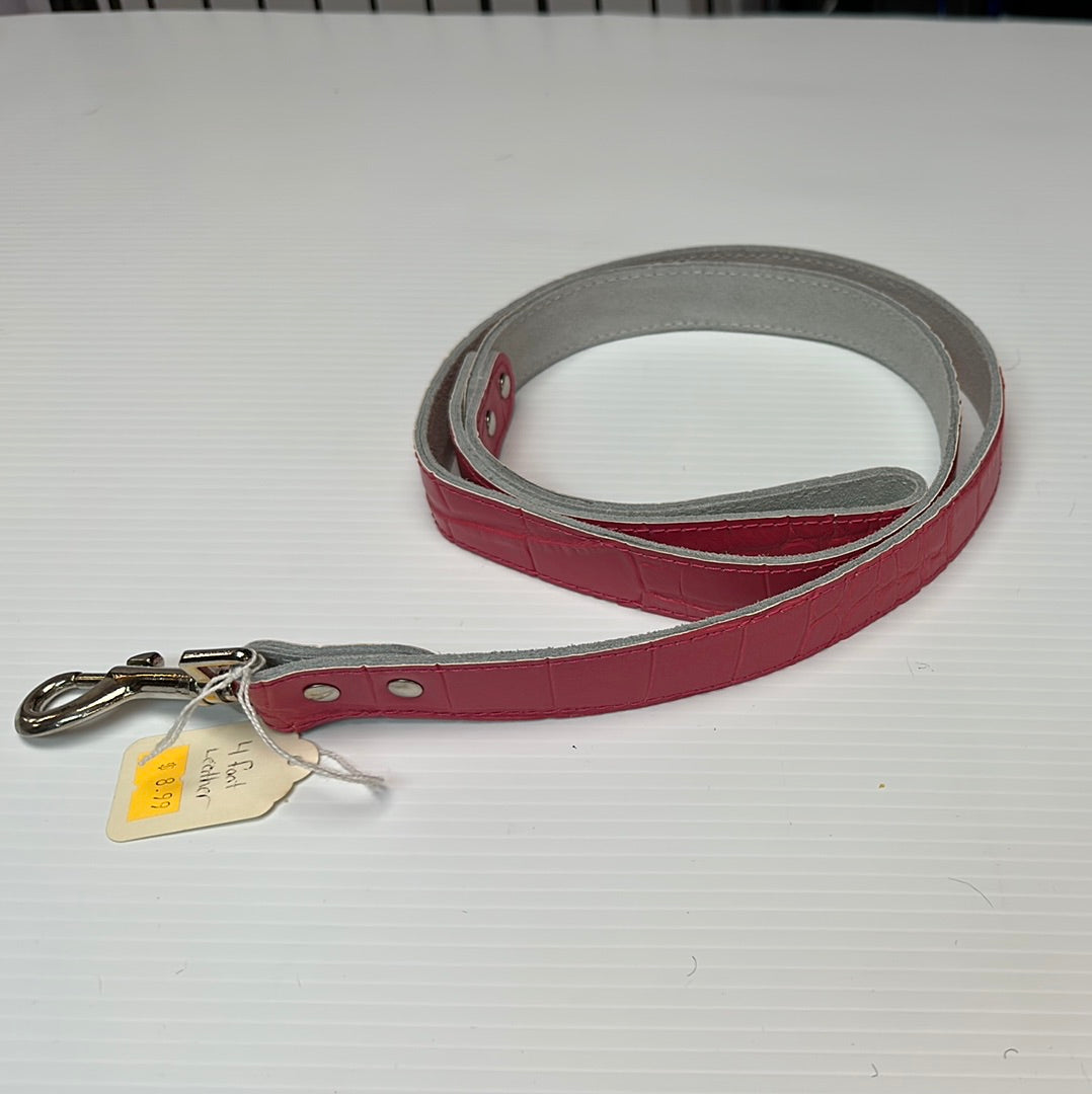 Mode Pour Chien Leather Dog Leash 4ft