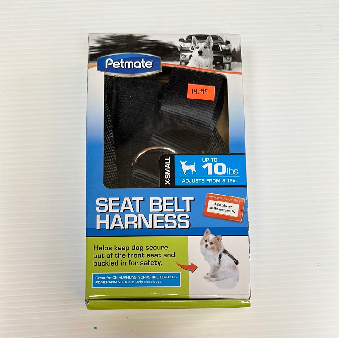 Petmate Seat Belt Harness X-Small (Dogs Up to 10lbs)